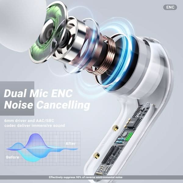 Wireless Bluetooth headphones with outstanding sound quality and touch control