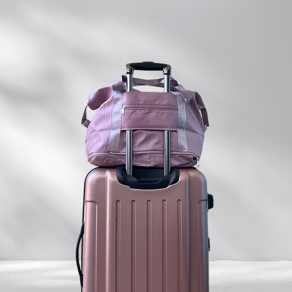 LuxeVoyage Elite Travel Tote | Stylish foldable luggage for effortless travel