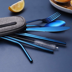 Cutlery Set GoCutlery | 4-piece for on the go | Stainless Steel & BPA-free | With Transport Case