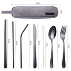 Cutlery Set GoCutlery | 4-piece for on the go | Stainless Steel & BPA-free | With Transport Case