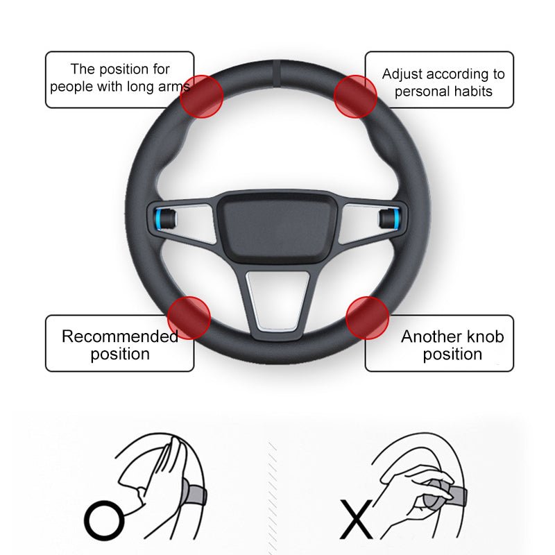 Ergonomic Steering Wheel Spinner Knob for a Smooth Driving Experience
