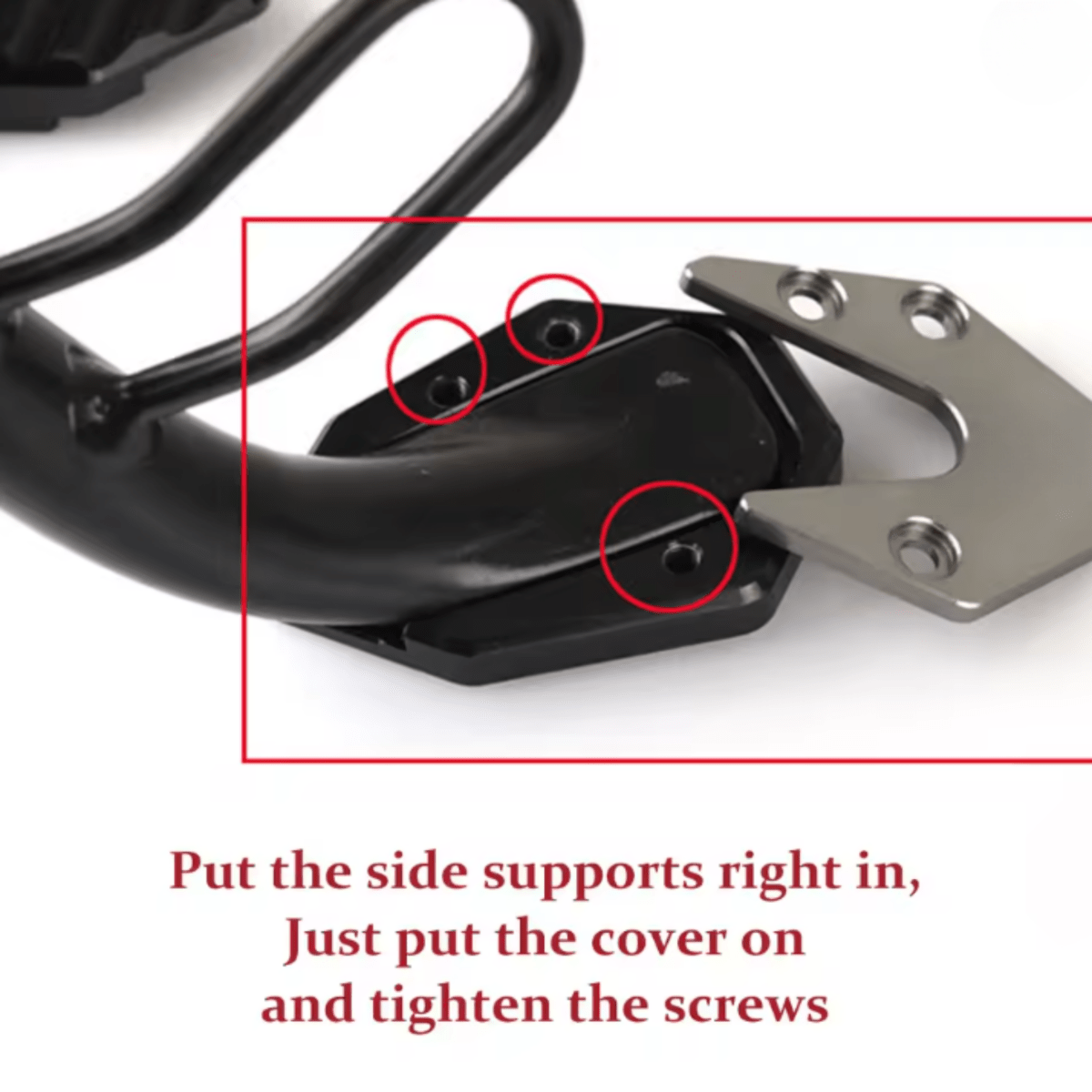 Anti-Sink Motorcycle Stand Pad for Stable Parking