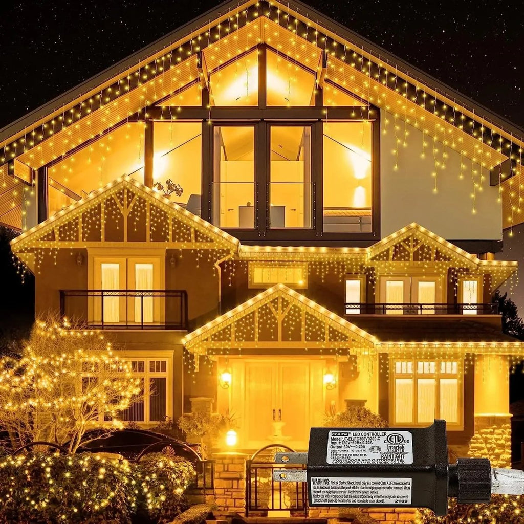 LED Curtain String Lights for Magical Holiday Decoration