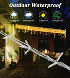LED Curtain String Lights for Magical Holiday Decoration