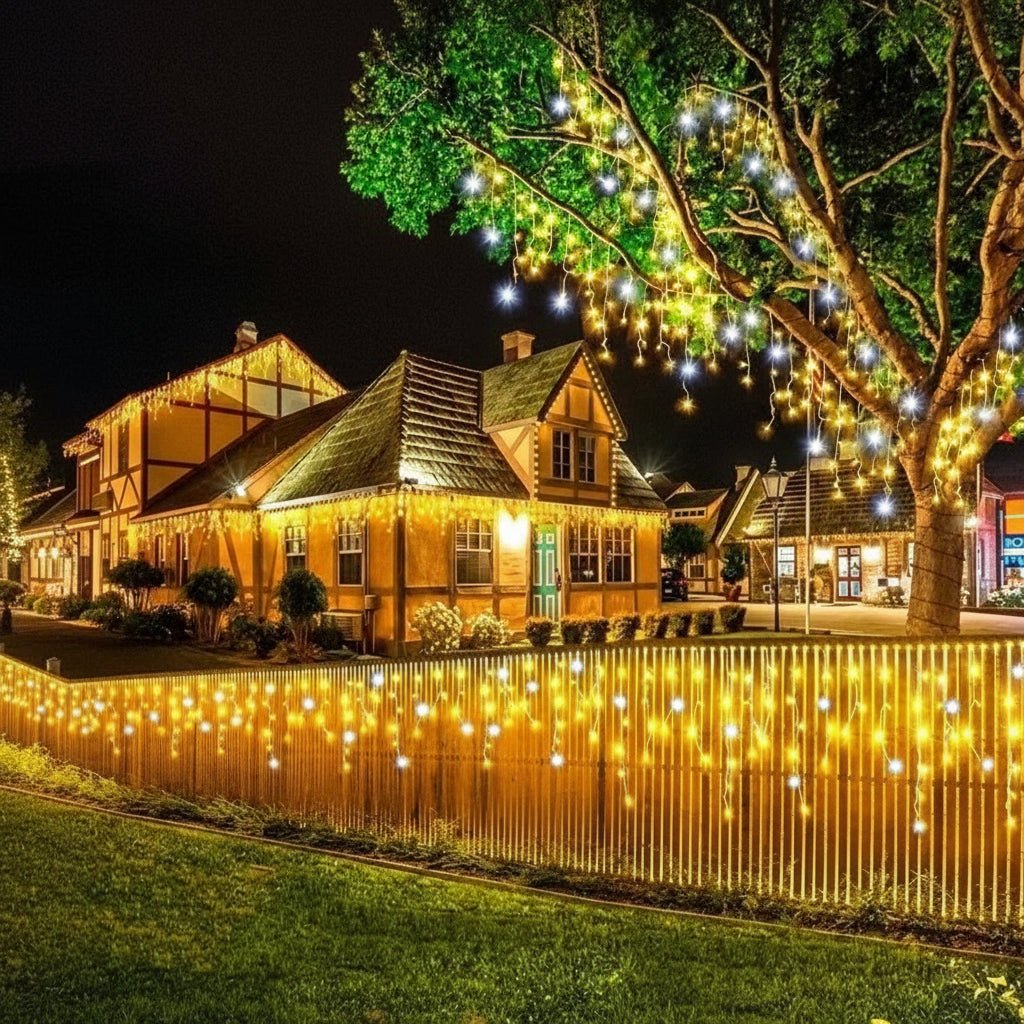 LED Curtain String Lights for Magical Holiday Decoration