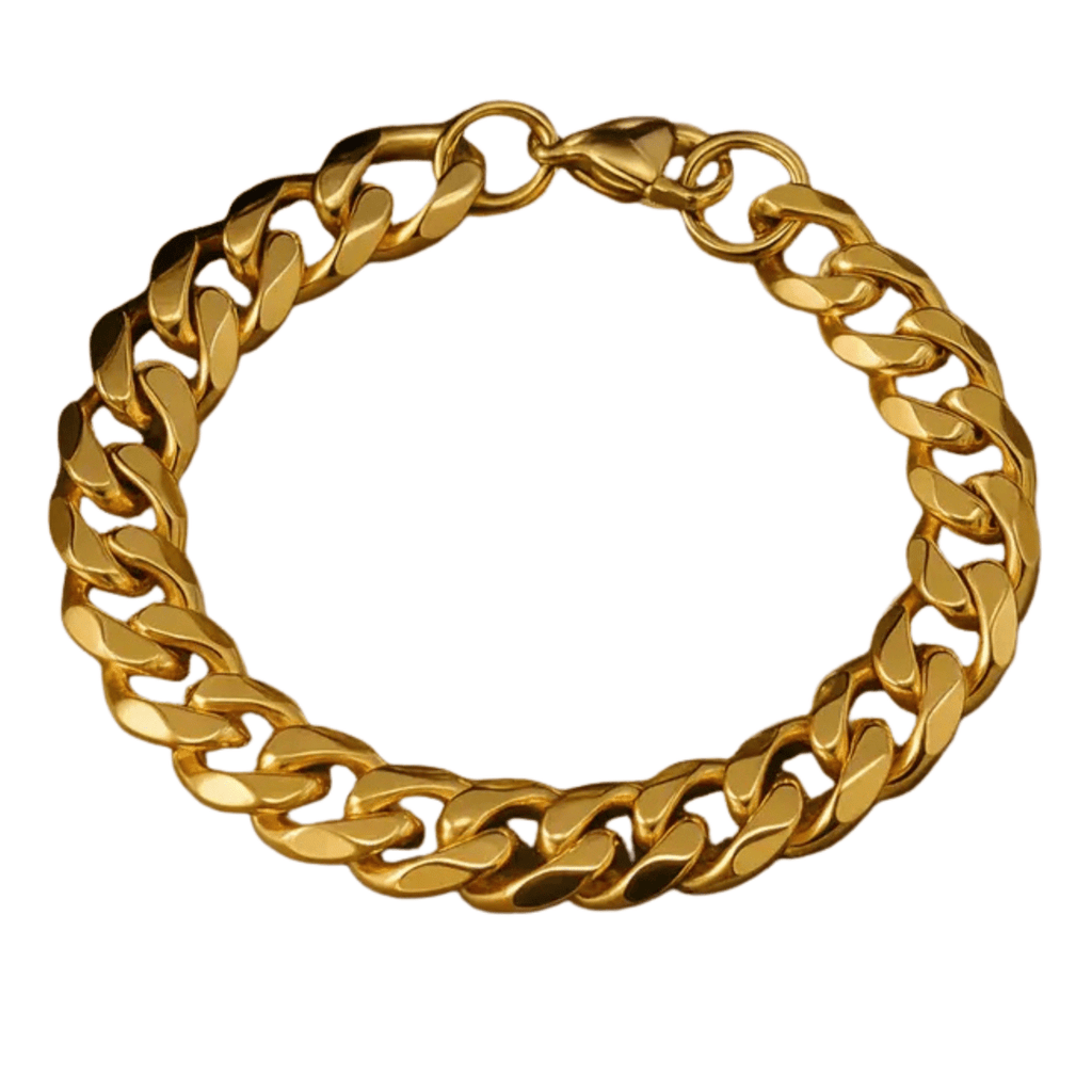 Armored Chain Stainless Steel Bracelet with Adjustable Design