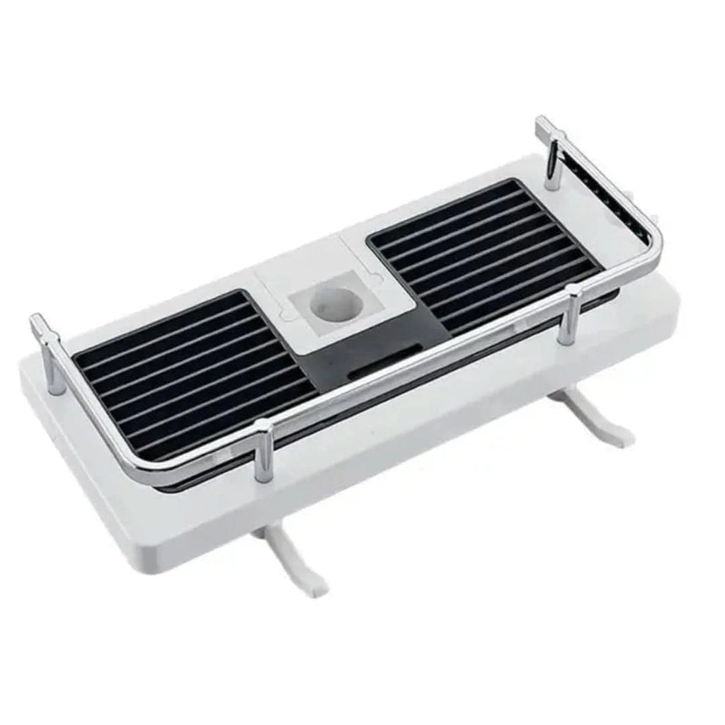 Drill-free multifunctional shelf