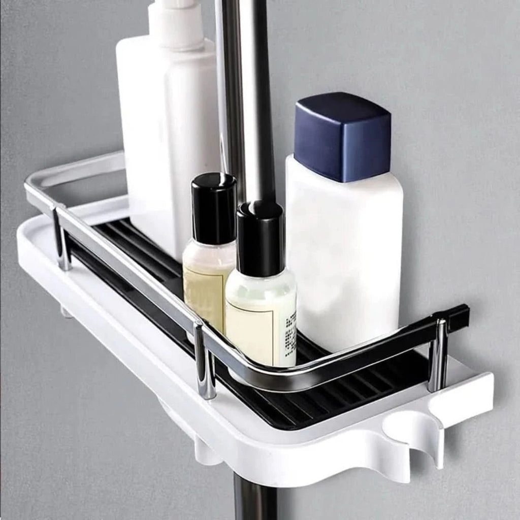 Drill-free multifunctional shelf