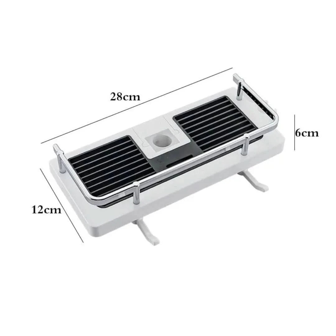 Drill-free multifunctional shelf
