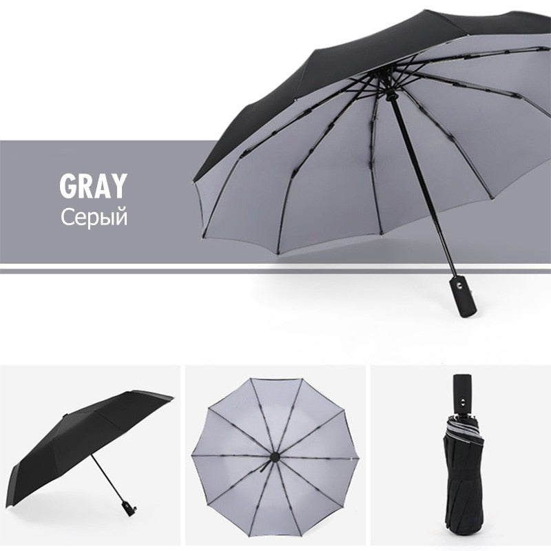 Storm umbrella for maximum wind protection