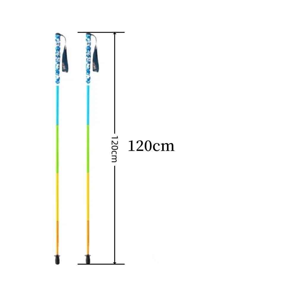 Ultra-light hiking poles made of carbon fiber for any terrain