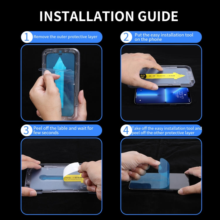 For iPhone 12 Pro Max ENKAY Quick Stick tempered glass film