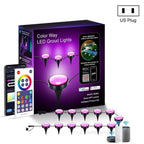 CP01 Outdoor WIFI Smart APP Control Garden Light Music Synchronization Outdoor Ground Lights (US Plug)