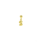 Dainty Satellite Bubble Letter Name Necklace