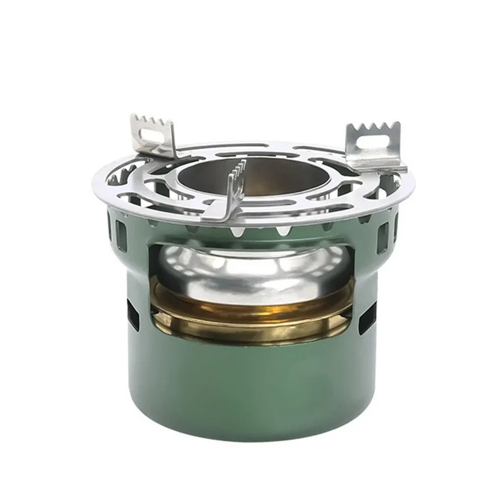 Flamvino Alcohol Stove Outdoor Portable | Mini Camping Stove for Hiking & Trekking | Compact Spirit Burner for Outdoor Cooking & Survival