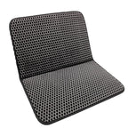Non-slip litter tray mat for a clean home