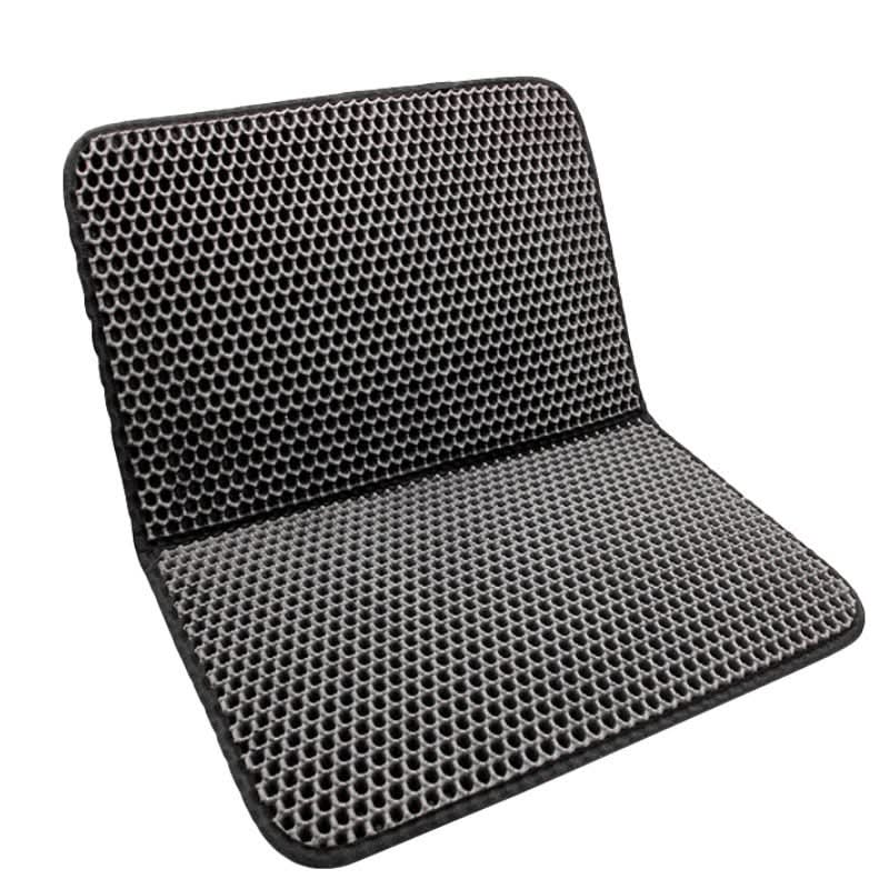 Non-slip litter tray mat for a clean home