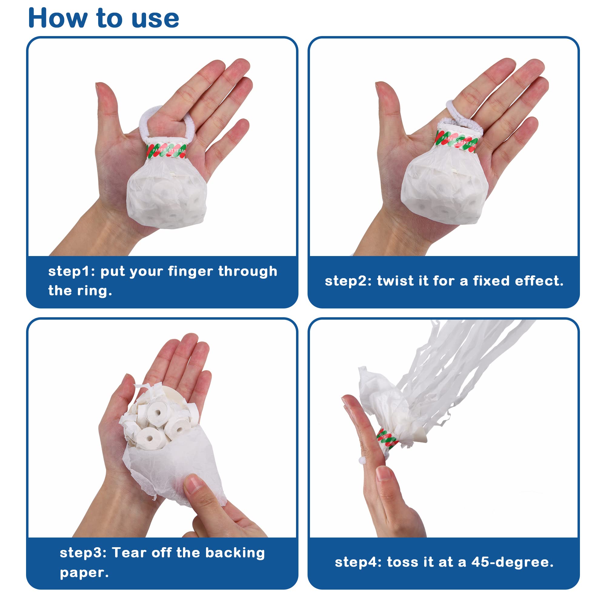 10-pack No-Mess Streamer