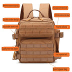 Tactivo Mini-Rucksack 9L | MOLLE-Outdoor Backpack | Compact & Durable | For Hiking, Camping & EDC
