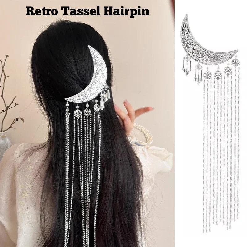 Mystical Moon Shape Hair Clip