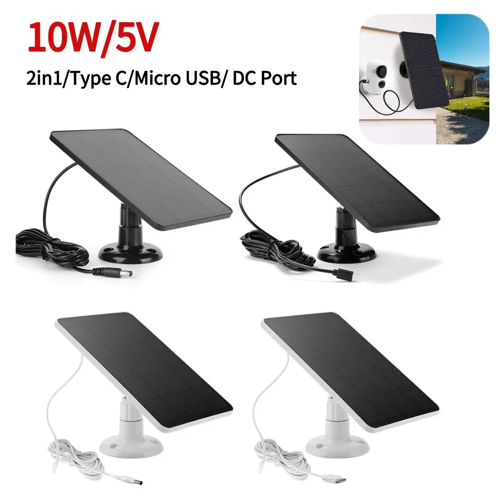 SunCharge Micro 10W Solar Panel | Monocrystalline | IPX6 Waterproof | Micro-USB | For cameras, lighting & small solar systems