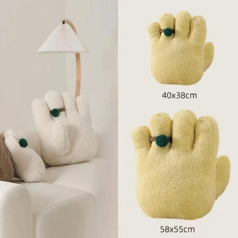 Fluffy Hand Cushions with Ring