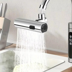 Versatile Splash-Proof Faucet Adapter for Kitchen and Bathroom Sinks