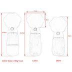 PetGo DuoBottle | 2-in-1 Dog Bottle & Food Storage | Leakproof & Portable | For On the Go, Hiking & Traveling