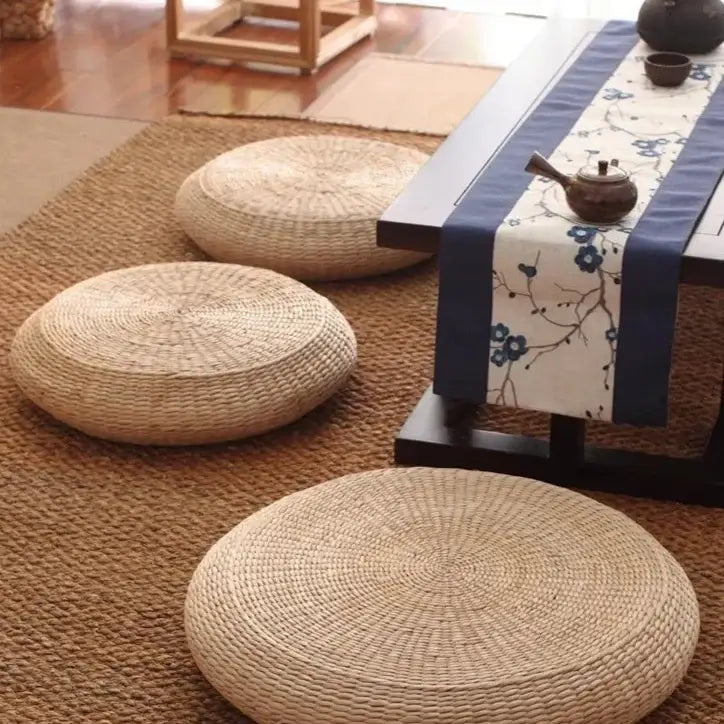 Japanese handmade Tatami cushions - Ideal for meditation