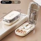 Pocket Size Dustproof Pill Cutter Organizer