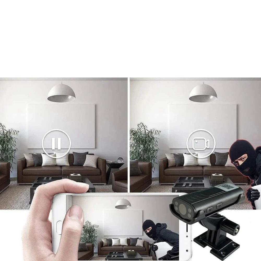 WiFi Mini Smart Security Camera with Motion Detection