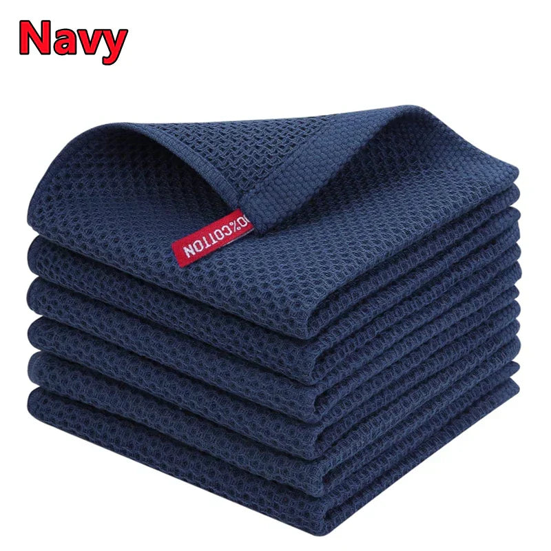 EcoWaffle Dish Towel | 100% Cotton | Absorbent & Quick-Drying | Honeycomb Design
