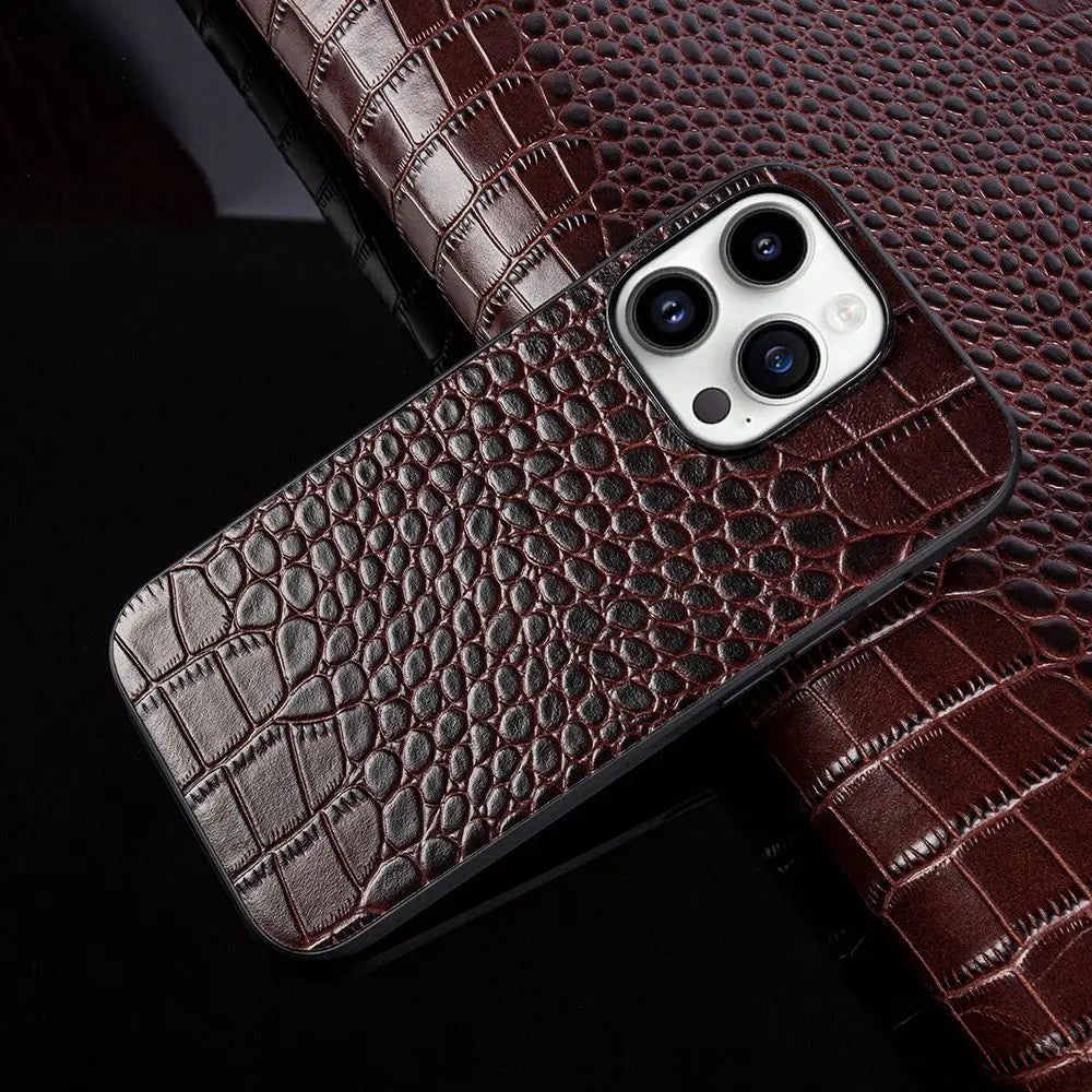 Cosmo genuine leather iPhone case