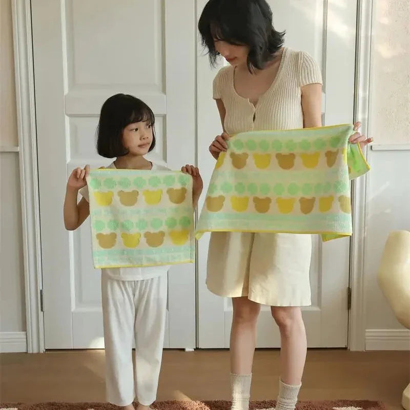 Cute Little Bear Series Cotton Towel Collection