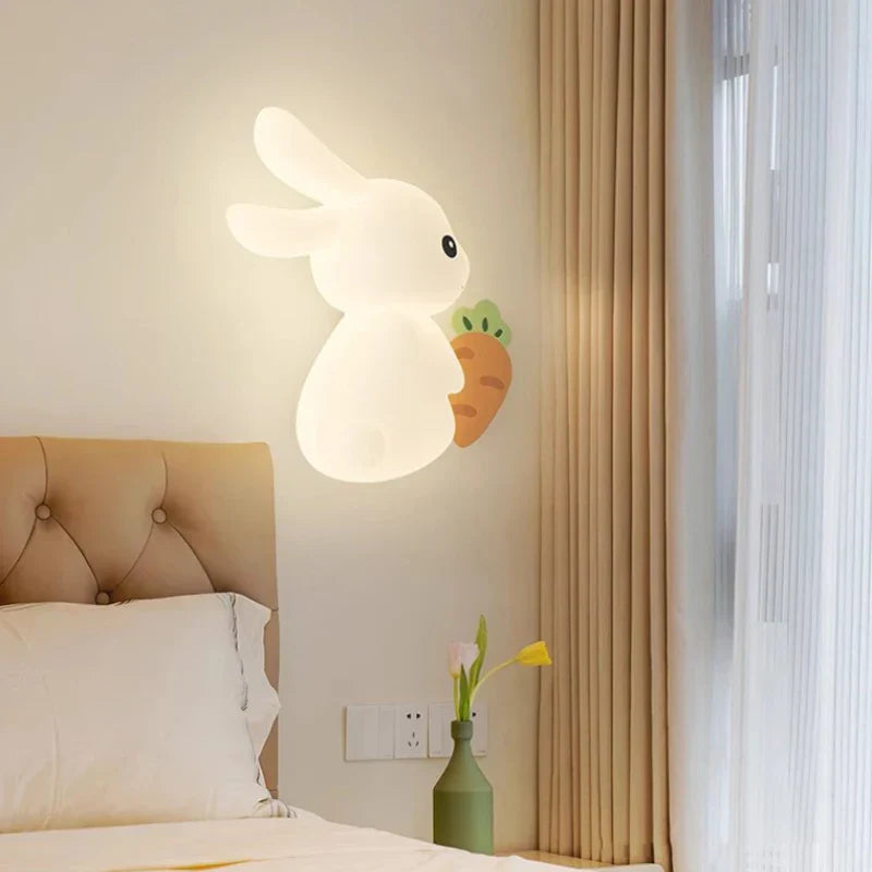 RabbitGlow Lamp - Playful LED Children's Wall Lamp