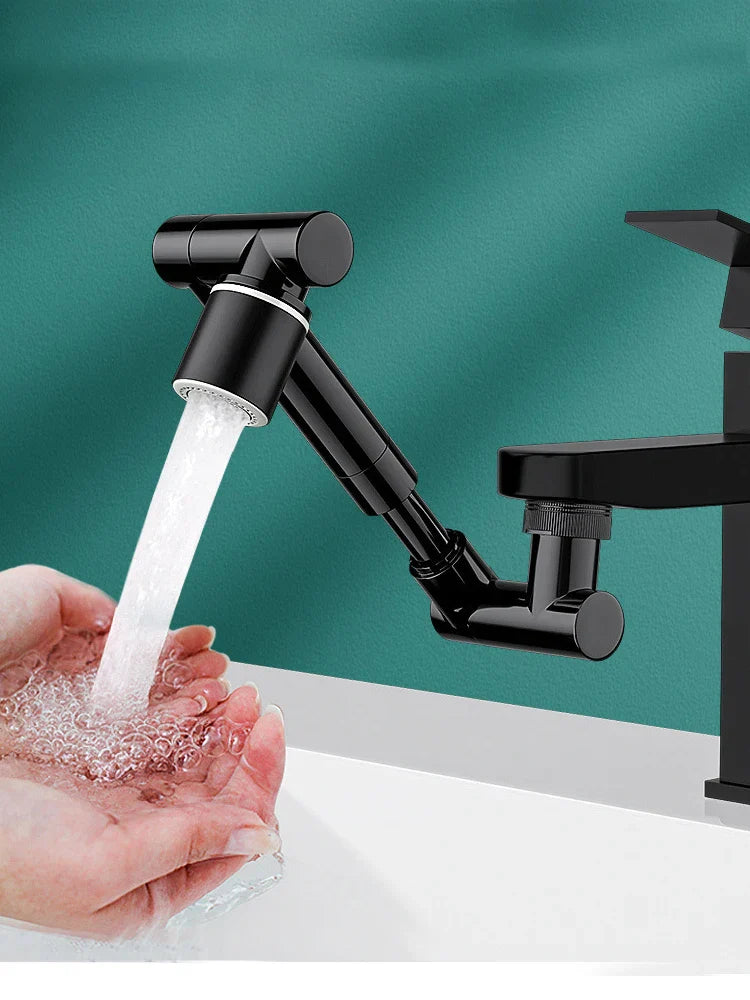 FlexiFlow 360° rotatable and extendable faucet head