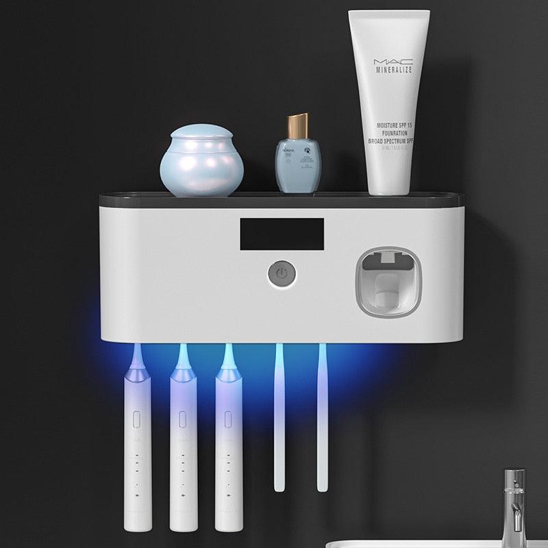 Toothbrush cleaner - No more bacteria - Perfect hygiene - Compact kit