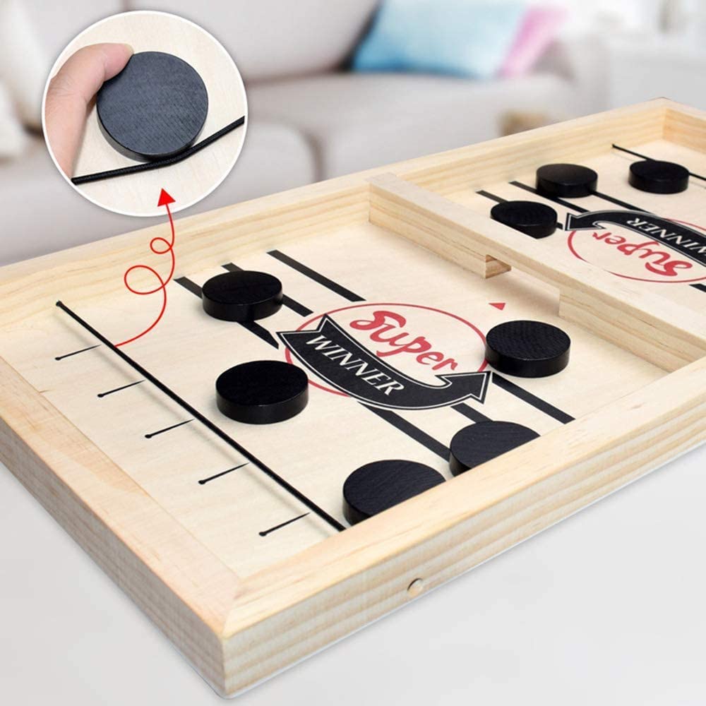 Wooden Table Hockey Game for Families