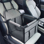 PawVoyage Waterproof Car Dog Seat | Carry Bag & Transport Basket | For small to medium dogs | 39×39×27 cm