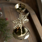 Iron Christmas Candlestick Holders