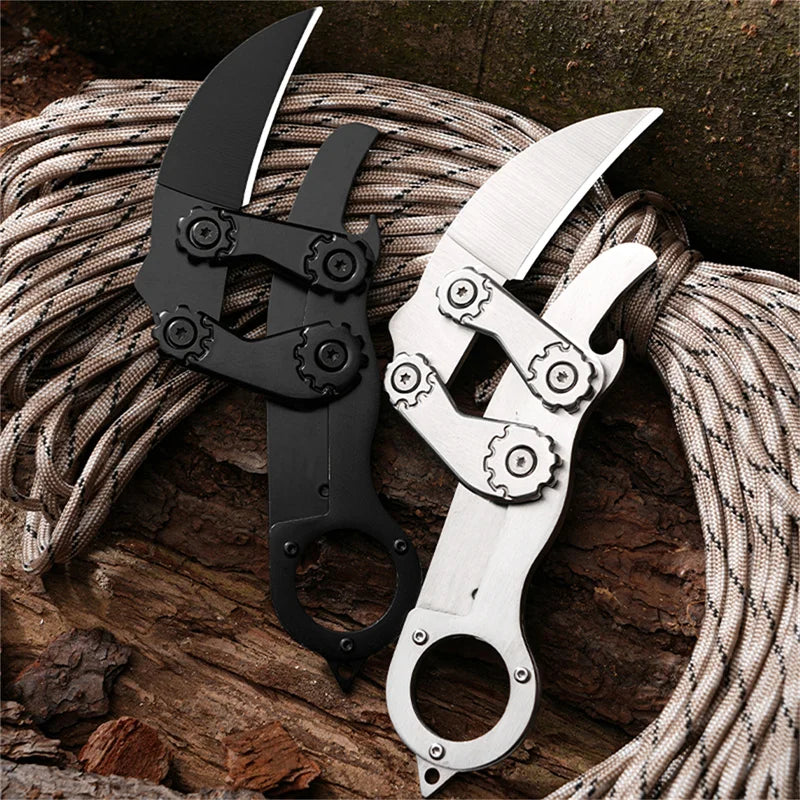 Ergonomic Handle Foldable Karambit EDC Knife