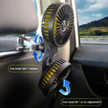 Auto Cooling Fan AIRCURA DUO | 3 Speeds | USB Charging | 360° Rotatable | For Backseat & Headrest