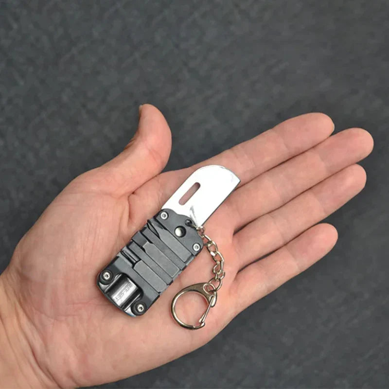 Mini Folding Knife Portable Keychain Tool