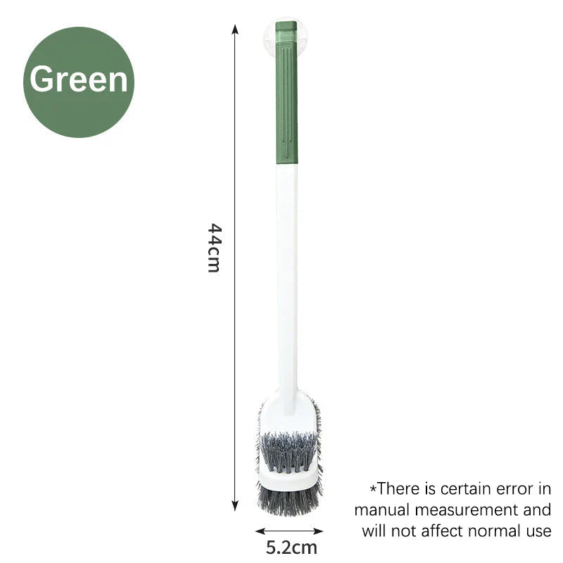 CleanTwin WC Brush | Double-Sided Toilet Brush with Long Handle | Deep Cleaning & Hygienic | Space-Saving Hangable