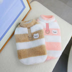 Warmer fleece dog sweater for small dogs