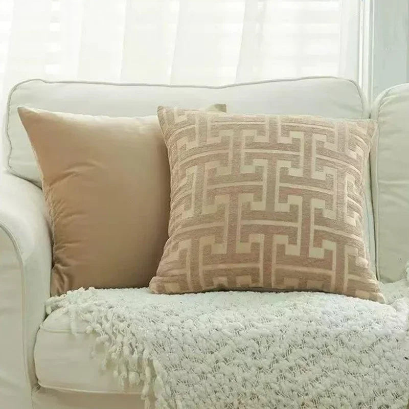 Embroidered Cushion without Filling for Sofa and Living Room