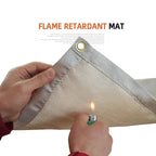 Ignisafe Fire Protection Mat | Heat Resistant & Foldable | For Grill & Fire Pit