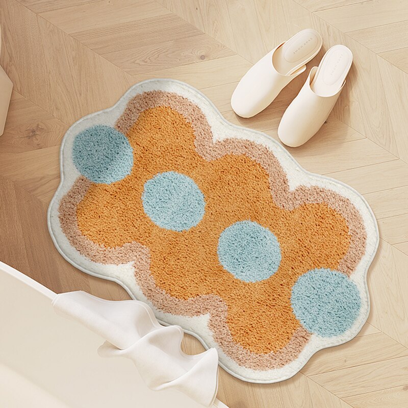 Geometric Tufting Bath Mat