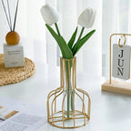 Gold Cage Vase