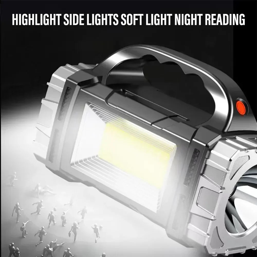 Solar Power Bank with Flashlight – All-in-One Emergency Power